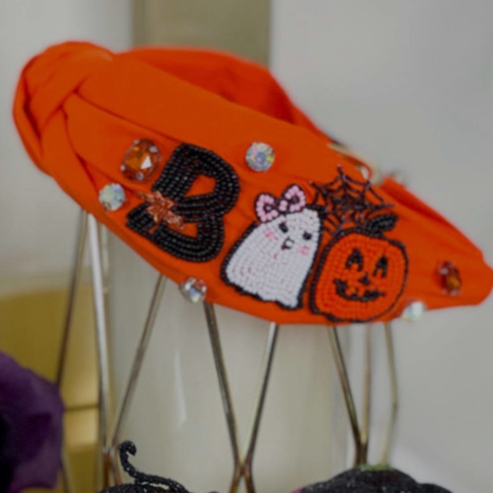 Halloween boutique knotted headband